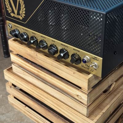 Victory Amps Sheriff 22 Compact Series 2-Channel 22-Watt Guitar Amp Head 2010s - Black/Gold image 2