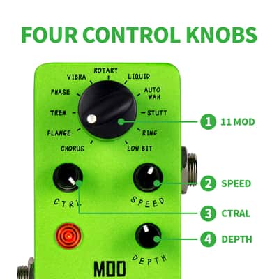 Flamma FC05 Modulation Pedal Mod Guitar Pedal 11 Modes :Chorus Flanger Ring Tremolo Auto Wah,price include the import duty to US buyer image 4