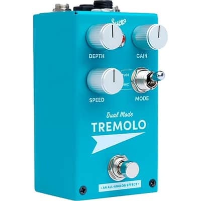 Supro 1310 Analog Harmonic Tremolo Pedal 2025 - TEAL image 2