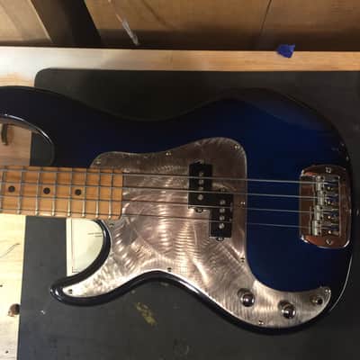 Stunning 1991 USA G&L SB-1 Blueburst LEFTY w OHSC image 11