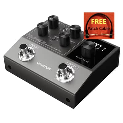 Valeton VLP-200🎶Multi-Track Looper/Sampler⚡Guitar & Vocals, Dual Independent Loopers+Built-In Stereo Drum Rhythms image 4