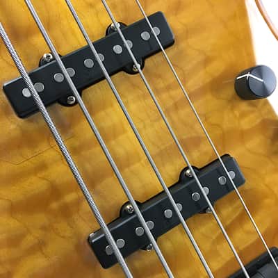 Sadowsky NYC Vintage 5-21 Standard J-Bass 2019 Quilted Maple/Brazilian Rosewood image 5