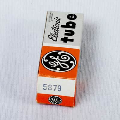 NOS GE 5879 Sharp-Cutoff Pentode Tube – Tests Strong – Made in USA image 8