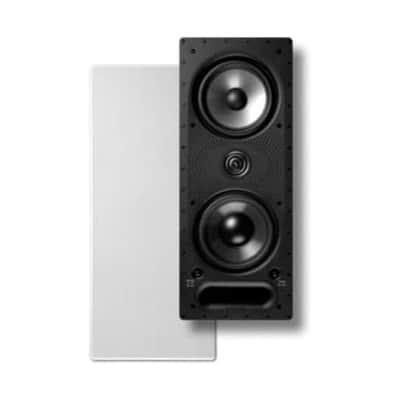 Polk Audio Vanishing Series 265-LS In-Wall 3-Way Loudspeakers | 4 Speakers | Rotating Cam System for Easy Installation | White Grilles image 6