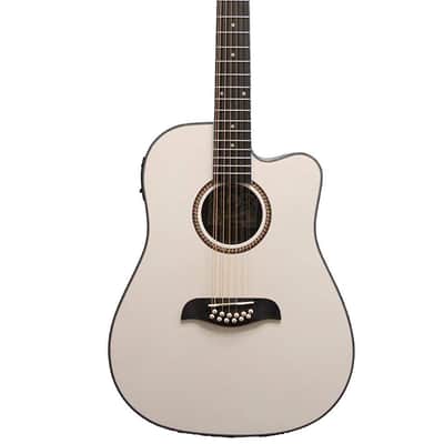 Oscar Schmidt Dreadnought 12 String Acoustic Electric Guitar - White - OD312CEWH Bild 1