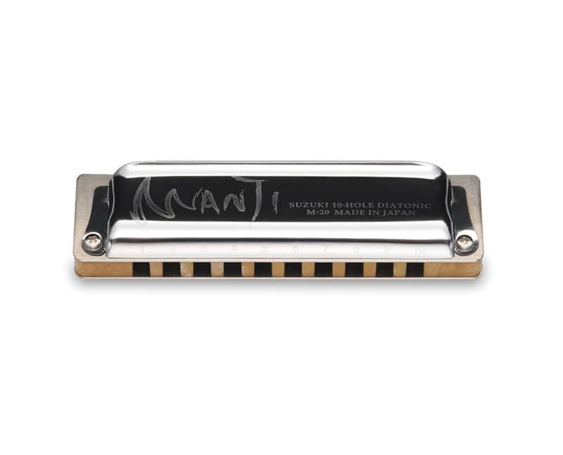 Suzuki M20C Manji Professional Blues Harmonica, Key of C image 1