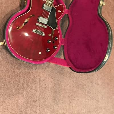 Gibson ES-335 TD 1977 Wine Red w/case image 1