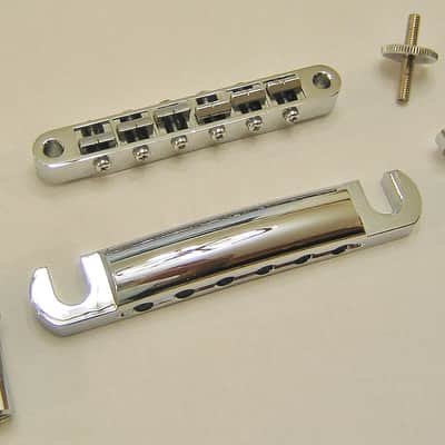 Gotoh Japan Tune-o-matic Bridge and Tailpiece - Chrome image 1
