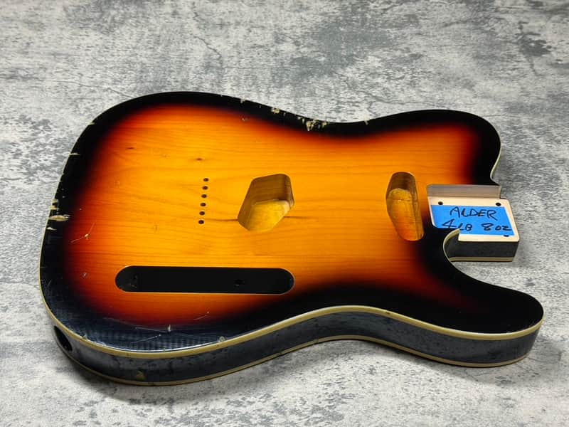 Real Life Relics Tele® Telecaster® Body Double Bound Aged 3T Sunburst image 1