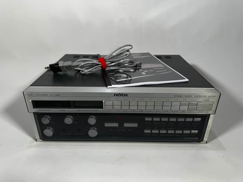 Tuner Revox B261 (B 261) – Synthétiseur Radio – Accessoires Inclus – Testé Et Partiellement Révisé