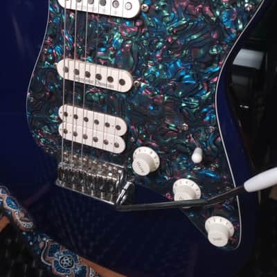 *CUSTOM* Samick Greg Bennett Signature Malibu *SEYMOUR DUNCAN PICKUPS* COIL SPLIT 2004 - Cobalt image 5