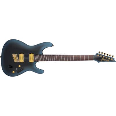 Ibanez SML721 Axe Design Lab Multi-Scale Guitar - Midnight Arctic Ocean Matte image 3