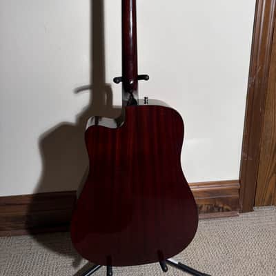 Fender CD-140SCE All Mahogany 2014 - 2015 Natural (w/ Hardshell Case) image 9