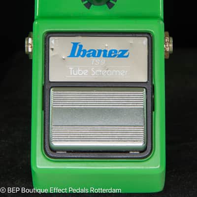 Ibanez TS-9 Tube Screamer early 90's s/n 208365 with TA45558P op amp made in Japan image 4