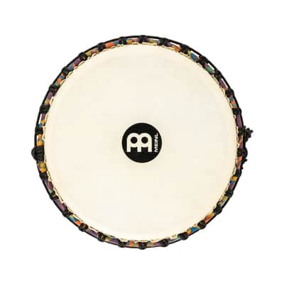 MEINL PADJ2-L-G Rope Tuned Travel Series 12 Inch Djembe, Kenyan Quilt image 4