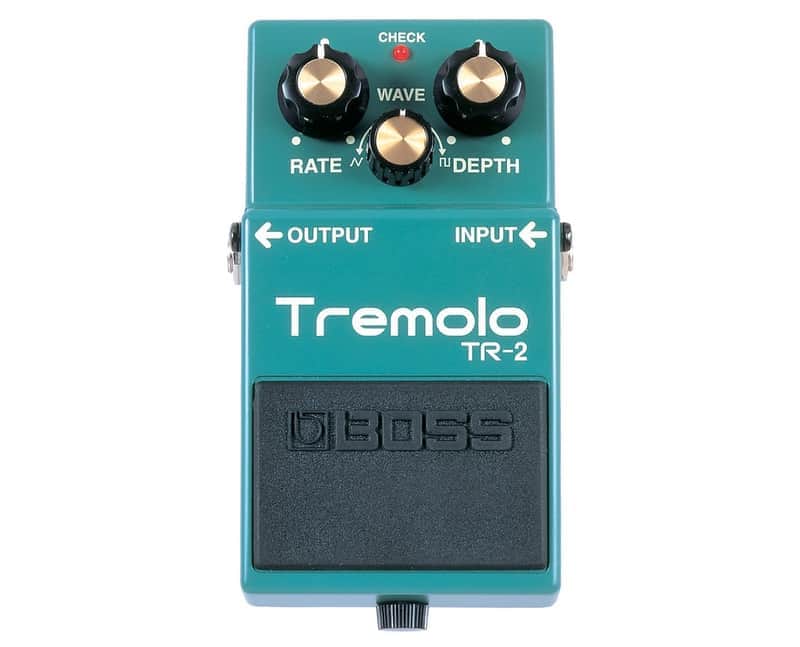 Boss TR-2 Tremolo Guitar Effects Pedal - Green image 1
