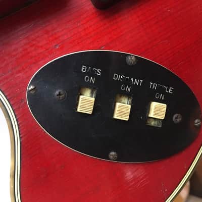 Hofner 4571/E3 Verythin GUITAR 1965-1966 Cherry image 7