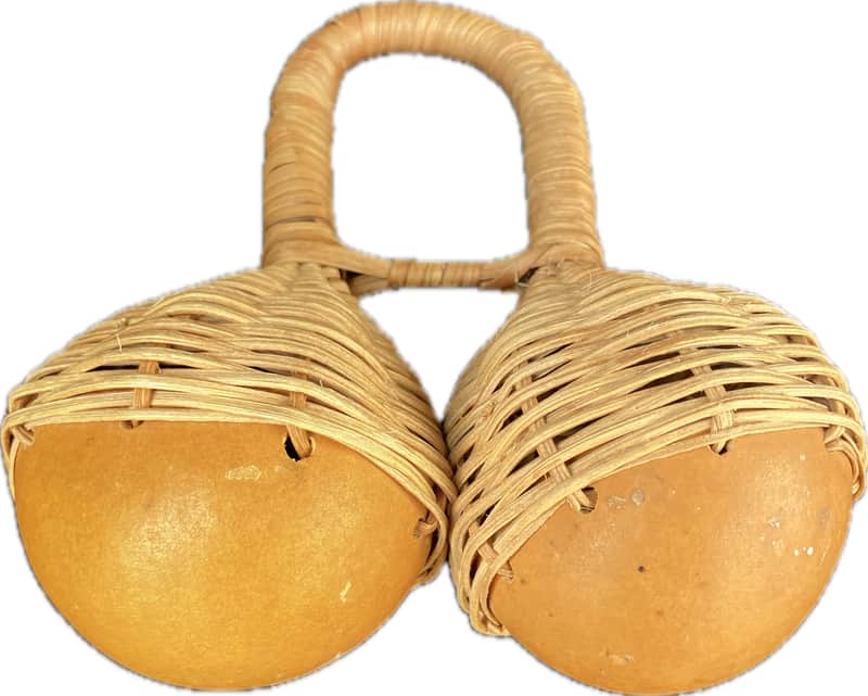 Caxixi Gourd Shaker NOS - Handmade image 1