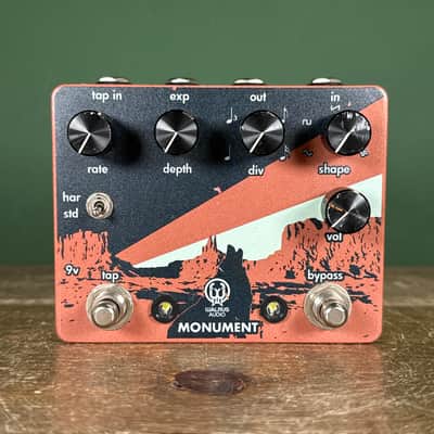Walrus Audio Monument Harmonic Tap Tremolo V1 2017 - Coral / Black image 2