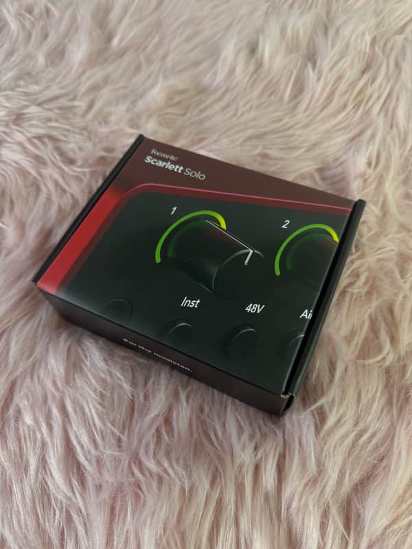 Focusrite Scarlett Solo 4th Gen USB Audio Interface image 1