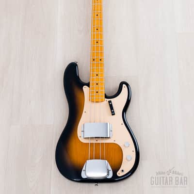 2000 Fender Precision Bass '57 Vintage Reissue PB57-70US Suburst Gold Guard w/ USA Pickup, Japan CIJ image 2
