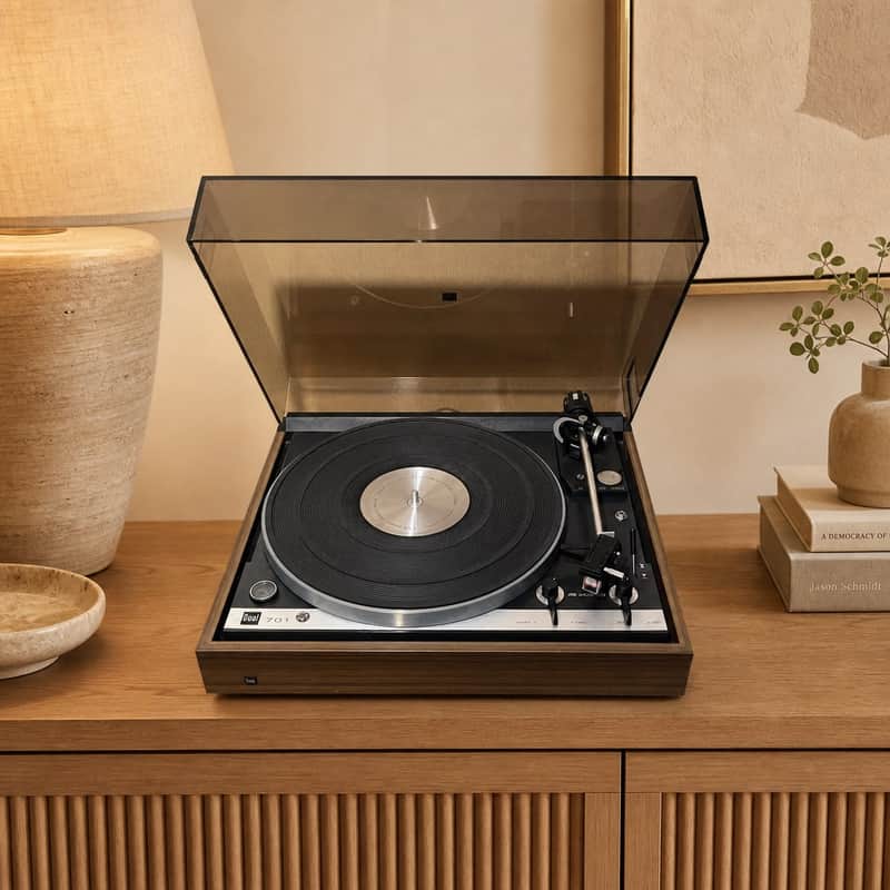 DUAL CS-701 Rare Vintage Turntable Serviced Warranty Direct Drive Full Automatic Serviced image 1