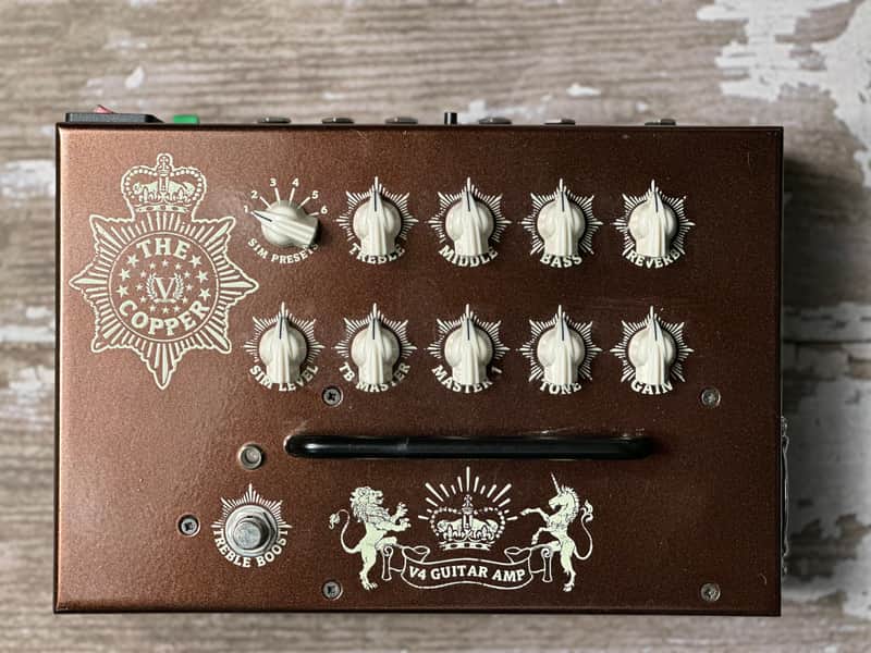 Victory Amps V4 The Copper 2-Channel 180-Watt Hybrid Guitar Amp Pedal 2022 - Present - Brown Copper image 1