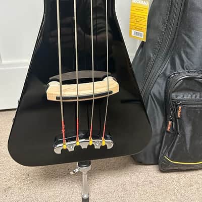 Warwick Rockbass Triumph Lite Electric Upright Bass Guitar - Solid Black High Polish image 2