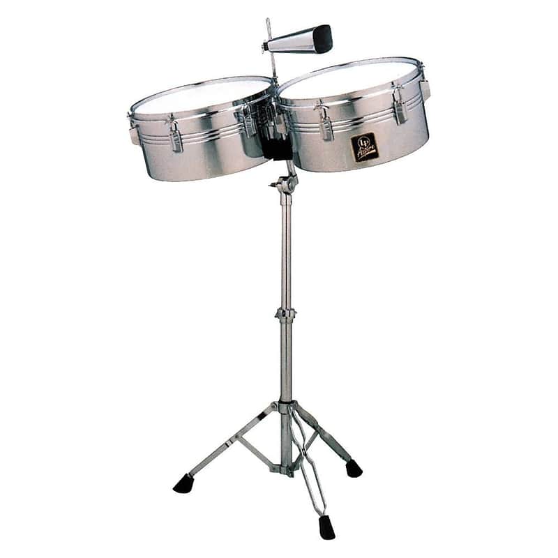 Latin Percussion LPA256 Aspire Series 13" / 14" Timbale Set w/ Stand image 1