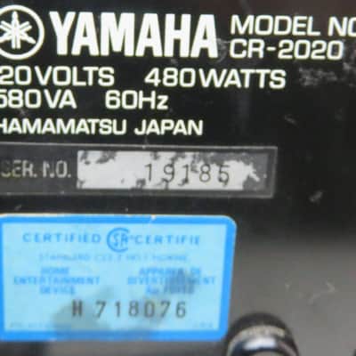 YAMAHA CR-2020 STEREO RECEIVER FULLY SERVICED RECAPPED + LED'S image 15
