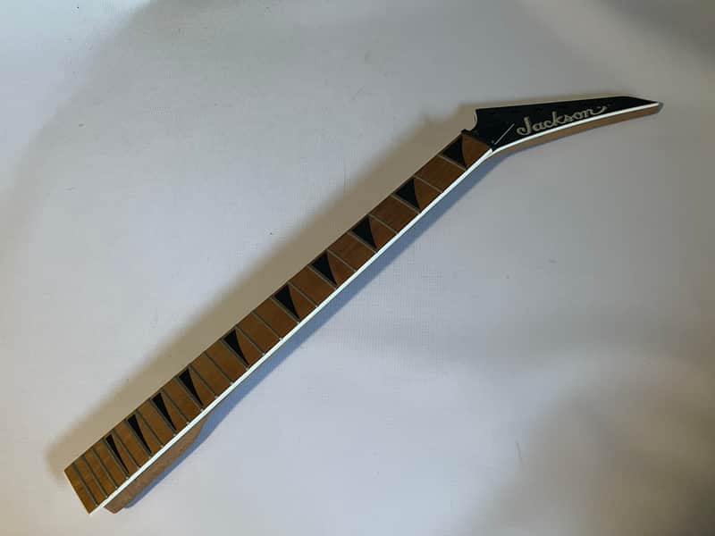 2020 Jackson JS24 DKAM JS Series Caramelized Maple Bound Guitar Neck 24 Fret Sharkfin Inlay image 1