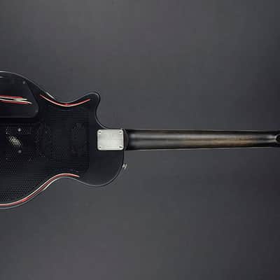 James Trussart Deville 2025 Satin Black Pinstripe Metal Bigsby B7 image 9