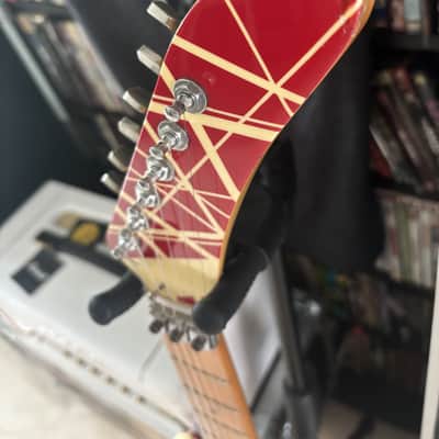 1983 ESP Japan VH-160 Kramer ad model real Frankenstrat EVH with hardcase image 13