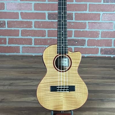 Lanikai Flame Maple Thin Tenor Acoustic-electric Ukulele image 1