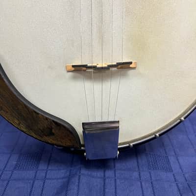 Vintage Iida 5-String Banjo with Resonator Made in Japan image 7