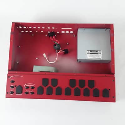 Ensoniq ASR-X Pro Lower Chassis with pad assembly and power housing, switches