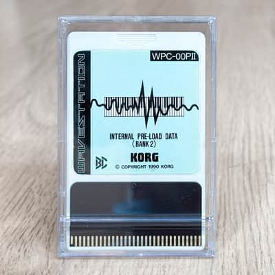 Korg Wavestation | ROM Data Card | WPC-00PII | Internal Pre-Load Data (Bank 2) image 1