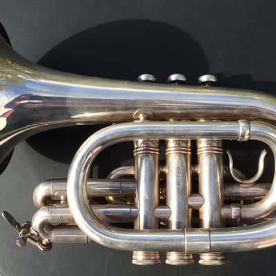 E Benge USA Silver Pocket Trumpet image 7