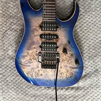 Ibanez RG1070PBZ-CBB Premium 2017 - 2019 - Cerulean Blue Burst image 1