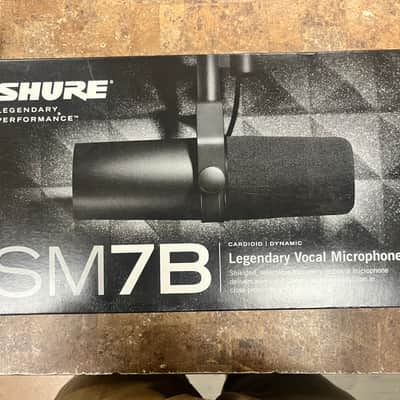 Shure SM7B Cardioid Dynamic Microphone 2001 - Present - Black