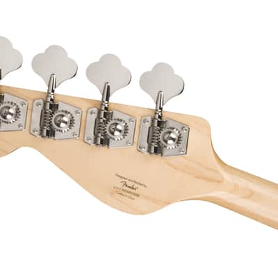 Paranormal Rascal Bass HH, Laurel Fingerboard, White Pearloid Pickguard, Metallic Black image 5