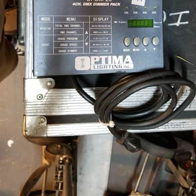 Optima Lighting OPDM-20 4Ch. DMX Dimmer Pack Ash Grey image 1