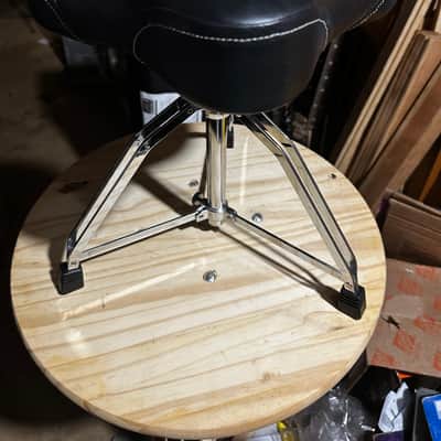 Tama HT75WN Roadpro Saddle Seat Drum Throne 2010s - Black/Chrome image 2