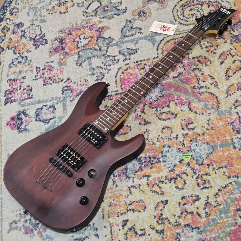 Schecter Omen-6 2001 - 2002 - Walnut Satin image 1