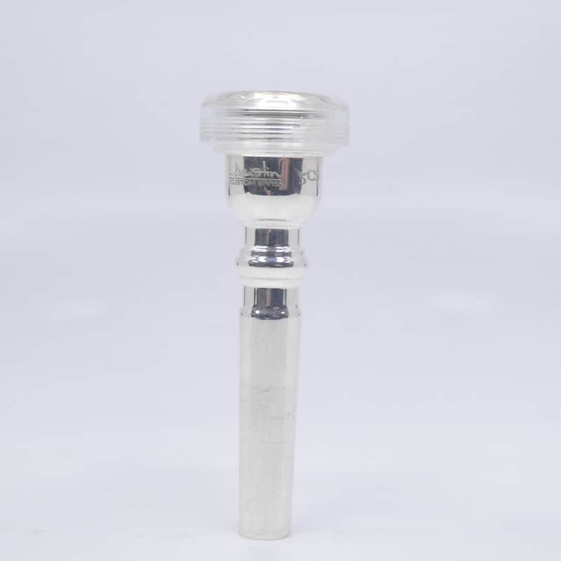 ACB 5CS Trumpet Mouthpiece with Clear Acrylic Rim - Silver/Acrylic image 1