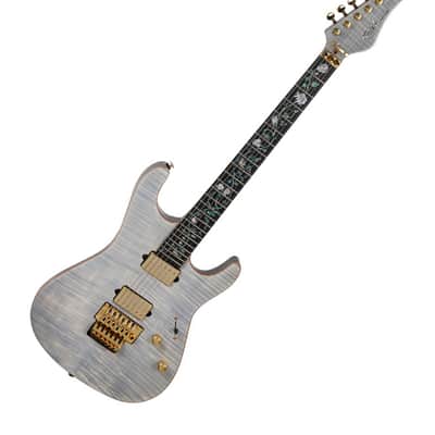 Reedoox Rosette Custom FR Floyd Rose Maple Drop Top Unique Inlay Electric Guitar AW image 1