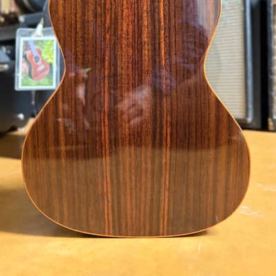 2011 Lichty T-18 Custom Tenor Ukulele – Redwood / Indian Rosewood – Abalone – HSC image 9