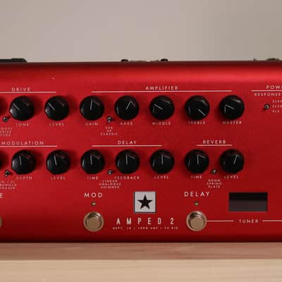 Blackstar AMPED 2 Dept. 10 100-Watt Guitar Amp Pedal 2023 - Present - Red image 1
