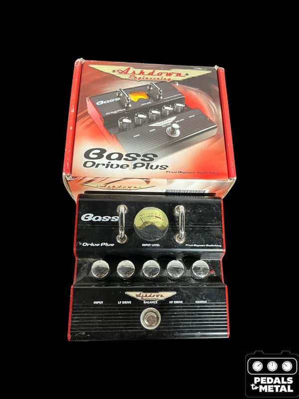 Ashdown Drive Plus Bass Distortion Pedal 2010s - Black - X15793 image 1