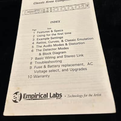 Empirical Labs EL8 Distressor early 2000s - Black image 5